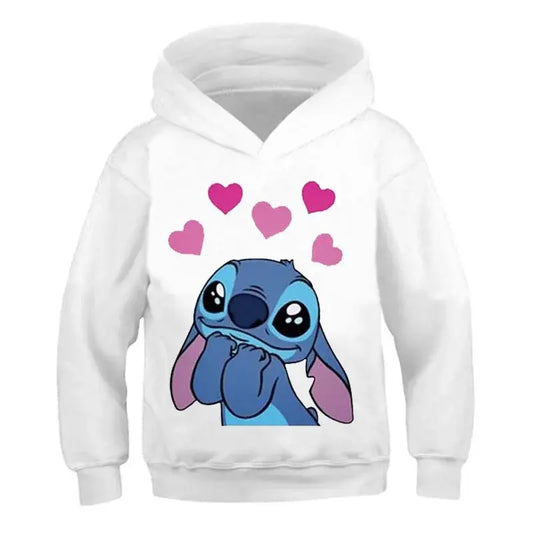 Stitch Hoodies Girls Sweatshirts Disney